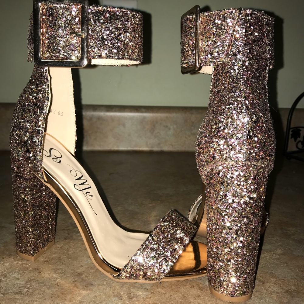 Lola shoetique sparkly heels